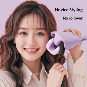 Rizador de Pelo Eléctrico de 32 mm, Rizador de Pelo Casero con LED, Artefacto para Rizar el Cabello, Calentador PTC, Ondas Grandes, Rizado Fácil - Product Image 5