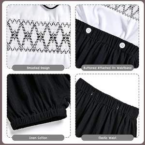 Ensemble de baptême et de cérémonie pour petit garçon, vêtements de baptême, vêtements de cérémonie pour nouveau-né, ensemble d'église, combinaison à manches courtes d'été pour bébé - Product Image 3