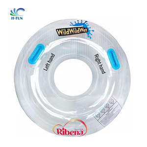 Аквапарк надувная трубка пляжная ПВХ Одиночная трубка сумасшедшая речная трубка - Product Image 1