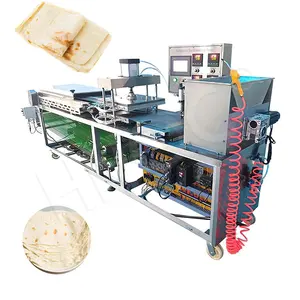 Hnoc Industriële Automatische Lavash Naan Roti Maken Machine Bloem Tortilla Chip Deegpersmachine