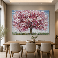 Peinture à l'huile abstraite moderne en feuille d'or, faite à la main, texture 3D, toile, art mural pour la décoration d'hôtels de luxe