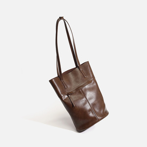 Fashion Designer Women's <b>Vintage</b> Bucket Bag Wholesale <b>Vintage</b> Handbags Soft Durable Vegan Leather Handbag <b>Purse</b> - Product Image 4