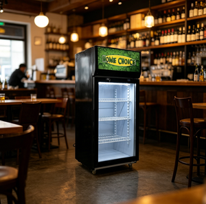 Energieeffiziente Direktkühlung Leuchtkasten-Mini-Getränkekühler zur Lagerung von Premium-Flaschenbier in historischen Kneipen - Product Image 1