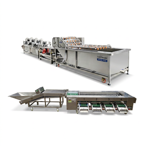Gelgoog Machine de nettoyage industrielle de fruits et légumes en acier inoxydable 304 Brosse à bulles d'air Machine à laver pour fruits - Product Image 1