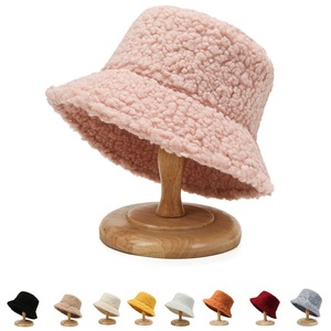 <span class=keywords><strong>Cappello</strong></span> a secchiello caldo in pelliccia di agnello caldo da <span class=keywords><strong>donna</strong></span> in Denim ricamato 3D <span class=keywords><strong>cappello</strong></span> da pesca in velluto orsacchiotto da pesca con stile all'aperto per le donne - Product Image 2