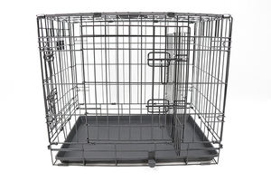 Chenils d'extérieur Sentinel pour animaux de compagnie <span class=keywords><strong>Cage</strong></span> pliante en métal pour chien <span class=keywords><strong>Cage</strong></span> à deux portes pour lapins - Product Image 3