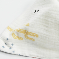 Bavoirs triangulaires pour bébés, garçons et filles, 100% coton biologique, modèle unisexe