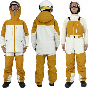 Chaleco impermeable y a prueba <span class=keywords><strong>de</strong></span> viento para exteriores, impermeable <span class=keywords><strong>de</strong></span> una pieza, ropa <span class=keywords><strong>de</strong></span> esquí <span class=keywords><strong>de</strong></span> una pieza con bloqueo <span class=keywords><strong>de</strong></span> color para hombres y mujeres - Product Image 1