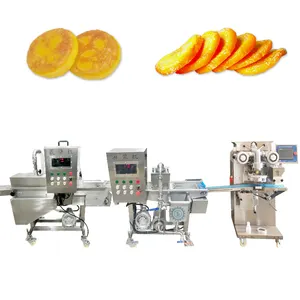 Otomatik ticari kızarmış peynir patates top yapma makinesi coxinha croquette battering makinesi