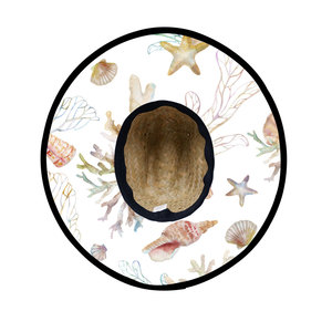 Logo personnalisé corail sauveteur large bord protection UV <span class=keywords><strong>pare</strong></span>-<span class=keywords><strong>soleil</strong></span> chapeau de paille <span class=keywords><strong>pour</strong></span> les femmes <span class=keywords><strong>pour</strong></span> voyage pêche usage quotidien-été essentiel - Product Image 4