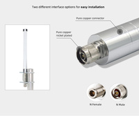 Antenne cellulaire omnidirectionnelle à gain élevé GSM 3G 4G LTE, étanche, en fibre de verre, robuste, pour extérieur, avec connecteur N
