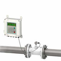 Akıllı ultrasonik Doppler akış ölçer açık kanal sıvı kütle su sayacı gaz sensörü ile OEM özelleştirilebilir