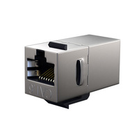 Adaptateur de couplage réseau RJ45 CAT6A CAT6 CAT5E avec connecteurs Keystone STP blindés sans outil – Catégorie de produit