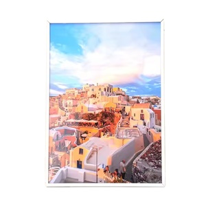 Phong cách đơn giản Treo Tường <span class=keywords><strong>12x24</strong></span> inch hiển thị hình ảnh Áp phích khung A2/A3 Trong Trắng bạc đen nhôm Áp phích khung làm bằng kim loại - Product Image 1