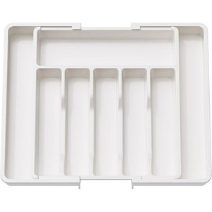 Tiroir extensible en plastique de vente chaude organisateur parfait plateau à couverts stockage d'ustensiles de cuisine - Product Image 3