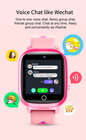 Nuevo Reloj Inteligente para Niños con Cámara SOS, Teléfono Inteligente para Niños con Voz, Pantalla de 1.44 Pulgadas, Linterna, Reloj Despertador, Tarjeta SIM 2G, Relojes Inteligentes para Niños
