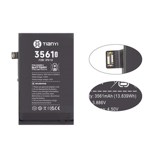 Ti Anyi อะไหล่แบตเตอร์รี่แบบชาร์จไฟได้คุณภาพสูงสำหรับ <span class=keywords><strong>iPhone</strong></span> <span class=keywords><strong>11</strong></span> 12 13 14 15 16 - Product Image 4