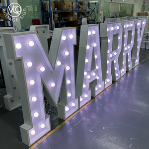 ตัวอักษรไฟ LED สีขาวขนาดใหญ่ 4 ฟุต "MARRY <span class=keywords><strong>ME</strong></span>" พร้อมหลอดไฟสำหรับตกแต่งขอแต่งงาน - Product Image 3