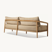 Sassanid Outdoor Classic Heritage Design Patio Garden Sets Hotel de lujo Muebles de exterior Eva Sofá de teca natural