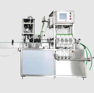 Tamaño pequeño Semi automático Manual de 4 cabeza de botella de cerveza de relleno Manual controlada - Product Image 4