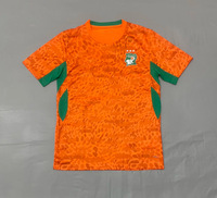 Maillot de football pour hommes de Côte d'Ivoire, uniforme de football OEM avec découpe automatisée, tenue de football de l'équipe de Côte d'Ivoire, uniformes de football