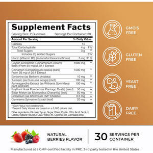 Seylan Tarçını ve Tarçın Kabuğu 2000mg Karışımı ile OEM Tarçın Jelibonları - Product Image 5