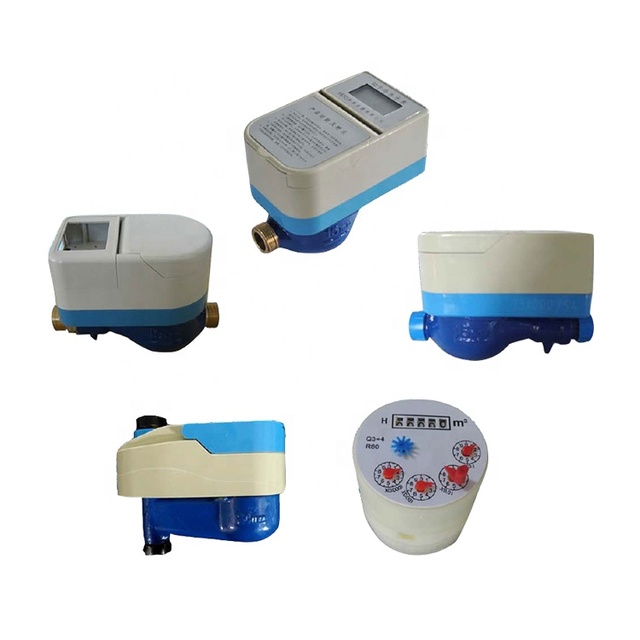 IC Card Residential Prepaid Multi-Jet Cold Copper Mechanical Water Meter IP68 Waterproof Box Packaging