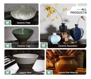 Jarrón de Cerámica Rústico con Función Hidropónica, Diseño sin Orificios para Sala de Estar, Hotel, Mesa de Comedor, Exhibición de Flores Secas o Frescas - Product Image 6