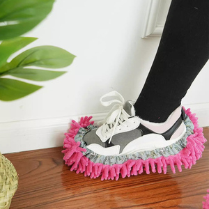 <span class=keywords><strong>Microfibre</strong></span> Chenille Accueil Chiffon Nettoyage Chaussures Couverture Écologique Réutilisable Couvre-chaussures Vadrouille - Product Image 2