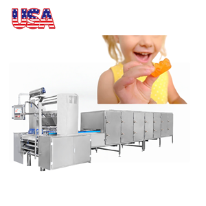 Ligne de production de bonbons de gélatine de machine d'ours gommeux de vitamine - Product Image 1