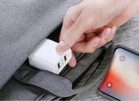 Adaptador de Corriente Eléctrico Mini de 5V 2.4A con Doble Puerto y Protección Contra Cortocircuitos, Enchufe US/EU para Teléfonos Android