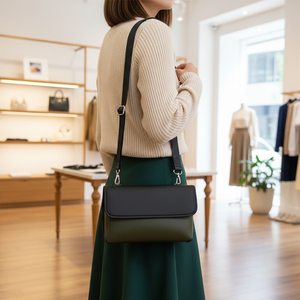 Fashionable Casual Crossbody <strong>Bag</strong> Luxurious PU Single-shoulder <strong>Bag</strong> for Multi-scenario Lightweight <strong>Mobile</strong> Phone <strong>Bag</strong> Durable - Product Image 2