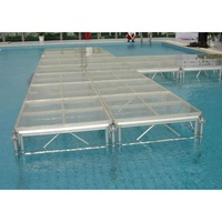 Système de treillis de scène d'événement populaire, plateforme en aluminium de haute qualité personnalisée, scènes de concert mobiles 1,22x1,22m 4x4ft 4x8ft