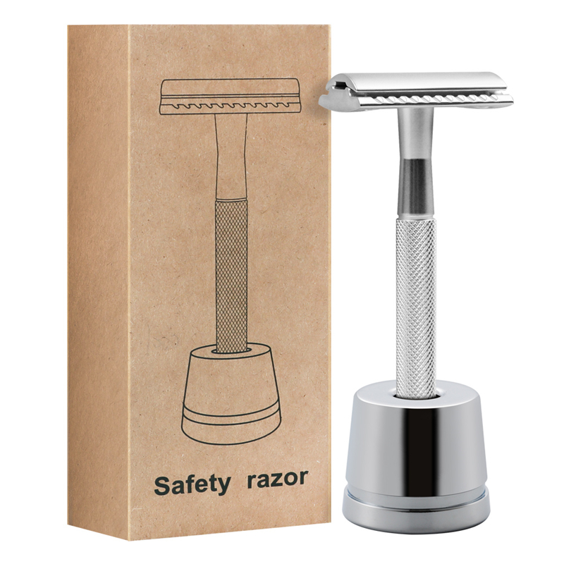 chrome safety razor set