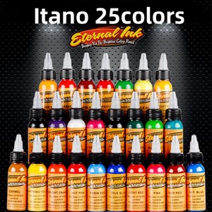 Kit de Tinta para Tatuajes de Pigmento Chino, Práctica Étnica Nacional, Set de 25/16 Colores - Product Image 3