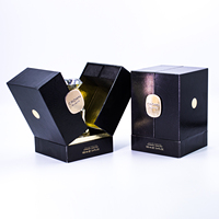Soja Nouveau Design Personnalisable De Luxe Magnétique Double Porte Ouverte Soins De La Peau Bouteille De Parfum Emballage Boîte-Cadeau