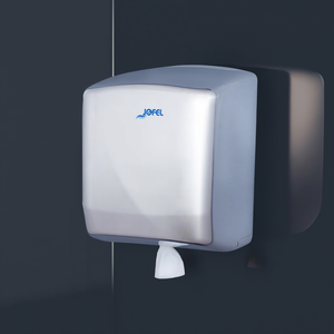 Dispenser per Asciugamani di Carta Jofel in Acciaio Inox Grigio da Parete per Bagno - Product Image 3
