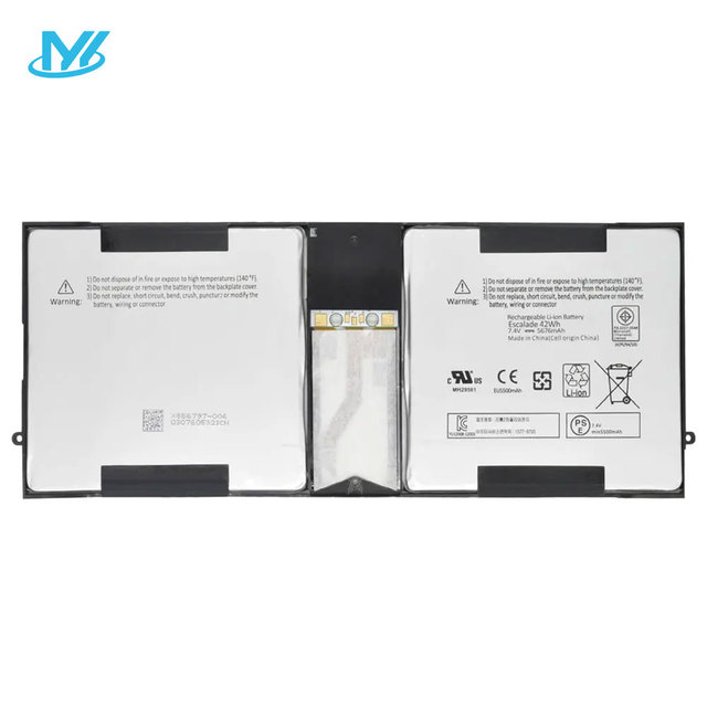 7.4V 42Wh/5676mAh P21GU9 Laptop Battery for Microsoft Surface Pro 1 1514 Surface Pro 2 1601 10.6IN Tablet 2ICP5/94/104