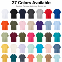 T-shirt vierge uni en gros, impression sérigraphique personnalisée, logo numérique, marque, 100% coton, grande taille, pour hommes