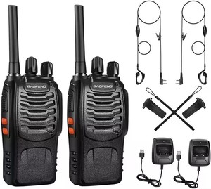 Baofeng-<span class=keywords><strong>walkie</strong></span> <span class=keywords><strong>talkie</strong></span> portátil de radio UHF, con auriculares, original, superventas, baofeng S 888, con auriculares, fábrica de Baofeng S, superventas en el - Product Image 1