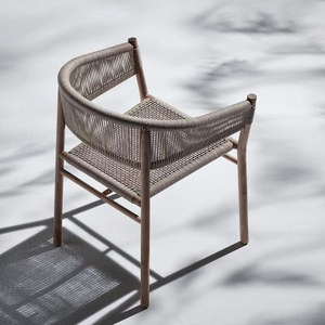 Loisirs de plein air Jardin Patio Resort Hôtel Villa Restaurant Rotin Meubles de salle à manger en <span class=keywords><strong>osier</strong></span> Chaise - Product Image 6