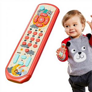 Juguete Educativo Clásico, Control Remoto de <span class=keywords><strong>TV</strong></span>, Juguete de Aprendizaje de <span class=keywords><strong>Español</strong></span> y Francés, Juguete Musical con Luces - Product Image 1