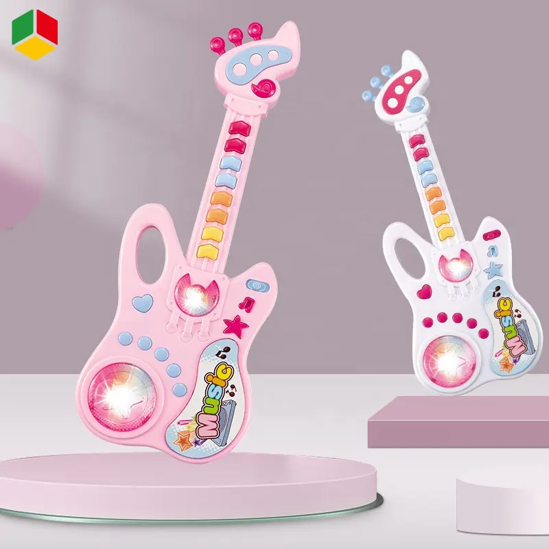 QSおもちゃ子供楽器演奏漫画ライト音楽教育ゲームおもちゃキーボードベースギター最高の価格