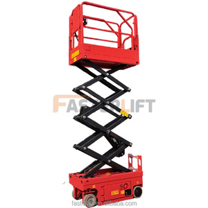 半電動モバイルシザーリフト 5m 6m 6.8m ミニ油圧作業台 - Product Image 5