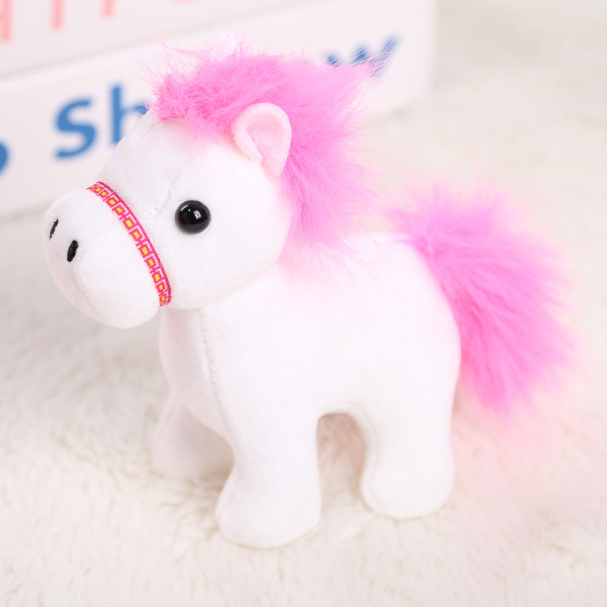 Pony bianco da 10 cm