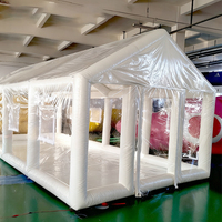 Tente en PVC, gazebo gonflable, chapiteaux pour fêtes en plein air, camping, événements mobiles, chapiteaux gonflables, tente personnalisable