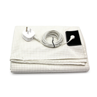 Ensemble de feuilles de mise à la terre en argent 10% King Size feuille de mise à la terre mieux dormir avec notre terre mise à la terre et couverture de sommeil conductrice