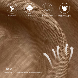Tessuto 100% Ramia Intrecciato Leggero Traspirante Anti-Odore Eco-Friendly per Camicie Pantaloni Abiti Estivi Moda Casual Ingrosso - Product Image 2