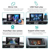 Interface stéréo sans fil Carplay pour Audi 3G Mmi Rmc A6 A7 2012-2016 Mirror Link A6 C7 Autoradio