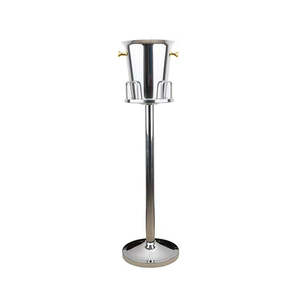 Seau à glace personnalisé en vrac or Rull champagne bière acier inoxydable métal seau à glace en étain avec support pour <span class=keywords><strong>Htel</strong></span> Bars Restaurant - Product Image 5